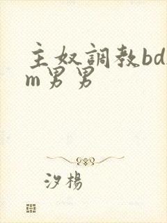 主奴调教bdsm男男