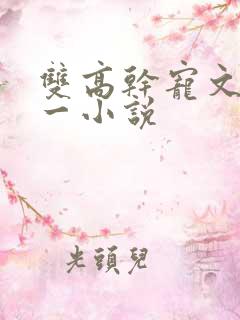 双高干宠文一对一小说