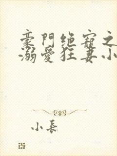 豪门绝宠之峥少溺爱狂妻小说