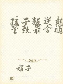 孩子叛逆期怎么管教最合适男孩