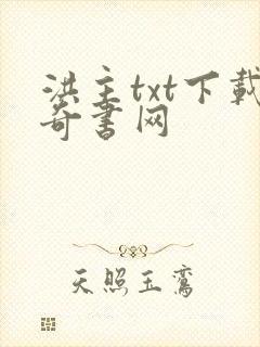 洪主txt下载奇书网