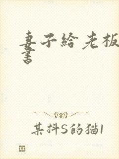 妻子给老板当秘书