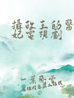 摄政王的医品狂妃电视剧