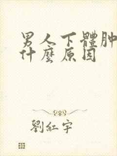 男人下体肿了是什么原因