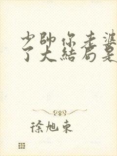 少帅你老婆又跑了大结局是怎样的