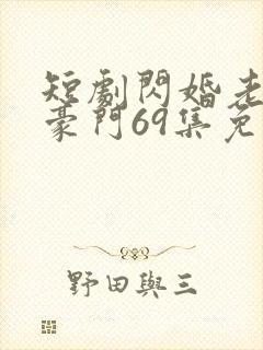 短剧闪婚老伴是豪门69集免费