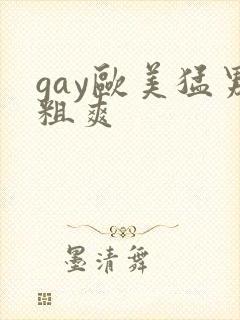 gay欧美猛男粗爽