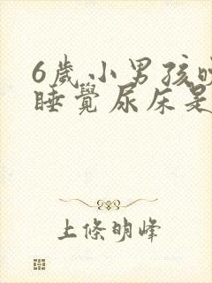 6岁小男孩晚上睡觉尿床是怎么回事