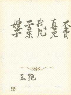 嫂子我真不是傻子叶凡免费