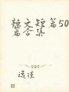 辣文短篇500篇合集