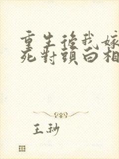 重生后我嫁给了死对头白相星