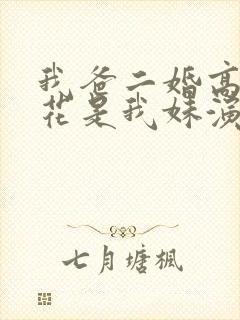 我爸二婚高冷校花是我妹演员表