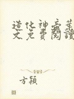 造化神帝叶风全文免费阅读无弹窗