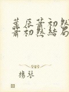 叶辰萧初然叶辰萧初然结局