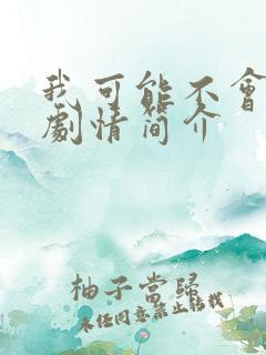 我可能不会爱你剧情简介