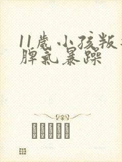 11岁小孩叛逆脾气暴躁