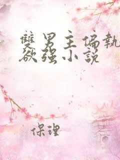 双男主偏执占有欲强小说