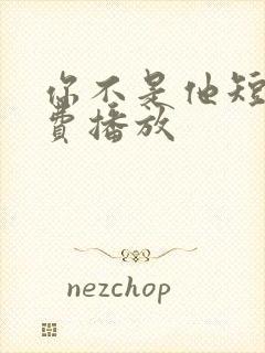 你不是他短剧免费播放