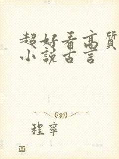 超好看高质量的小说古言