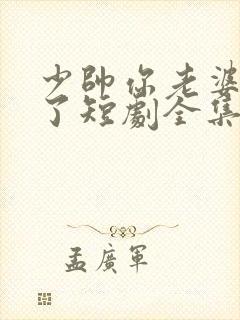 少帅你老婆又跑了短剧全集免费看