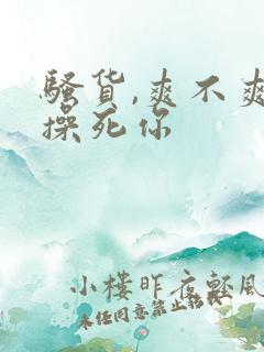 骚货,爽不爽,操死你