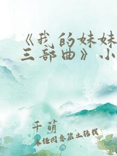 《我的妹妹若嘉三部曲》小说