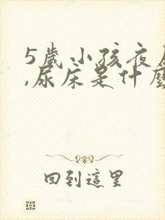 5岁小孩夜尿多,尿床是什么原因