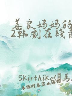 善良妈妈的朋友2韩剧在线观看