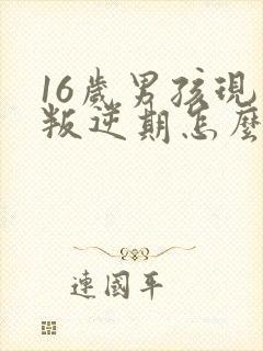 16岁男孩现在叛逆期怎么办