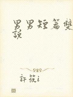 男男短篇双性小说