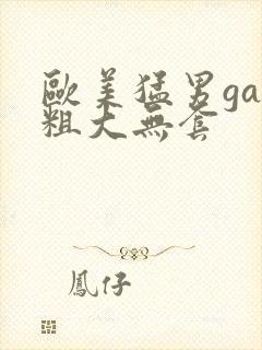 欧美猛男gay粗大无套