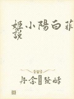 姬小阳白菲菲小说