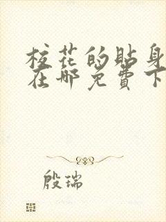 校花的贴身高手在哪免费下载