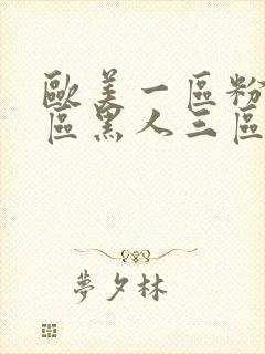 欧美一区粉嫩二区黑人三区白虎日韩