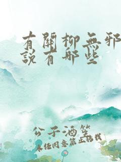 有关柳无邪的小说有哪些