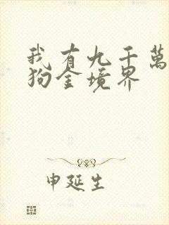 我有九千万亿舔狗金境界