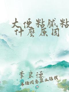 大便粘腻粘马桶 什么原因