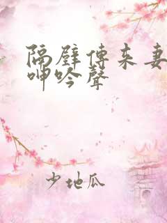 隔壁传来妻子的呻吟声