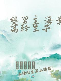 双男主 海棠 高干生子