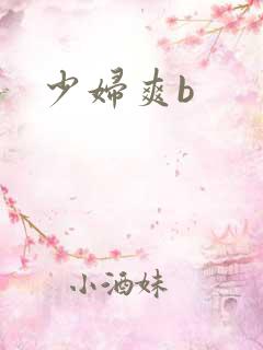 少妇爽b