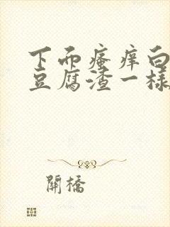 下面瘙痒白带像豆腐渣一样