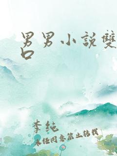 男男小说双性重口