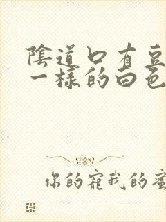 阴道口有豆腐渣一样的白色东西