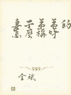 妻子弟弟的女儿怎么称呼