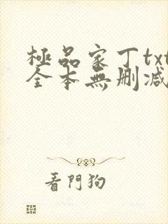 极品家丁txt全本无删减下载