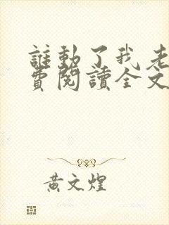 谁动了我老婆免费阅读全文