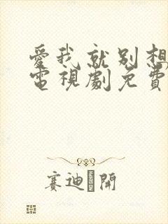 爱我就别想太多电视剧免费观看