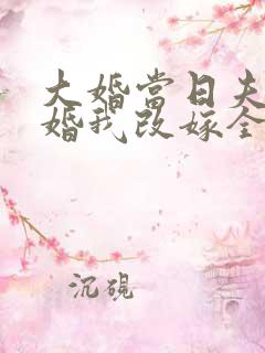 大婚当日夫君逃婚我改嫁全集