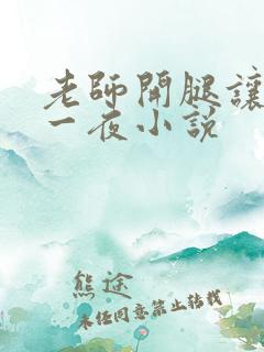 老师开腿让我爽一夜小说