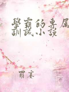 学霸的专属教育训诫小说